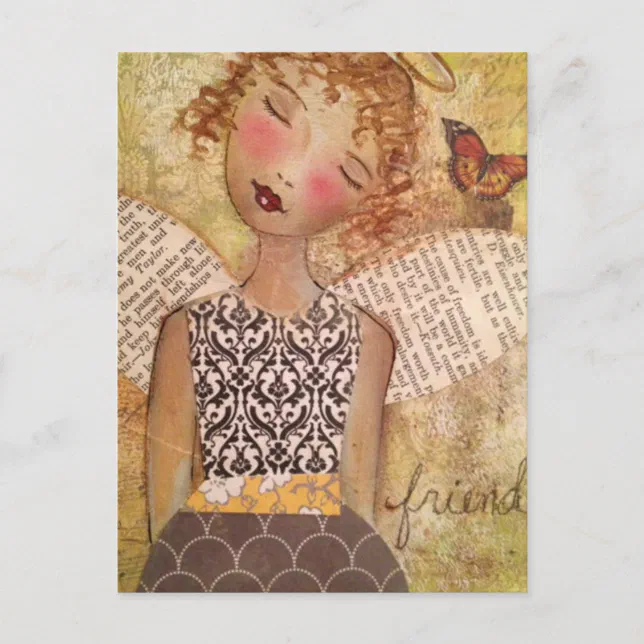 postcard to friend