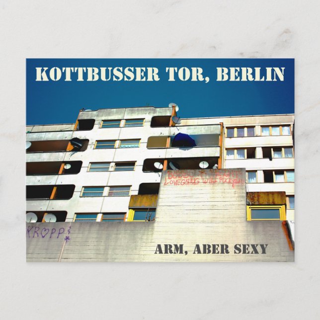 Postcard from Berlin Kottbusser Tor Kotti (Front)