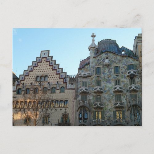 Postcard from Casa Batll by Antoni Gaud