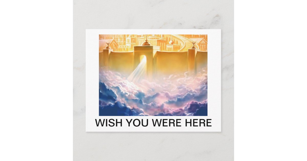 POSTCARD FROM HEAVEN Zazzle
