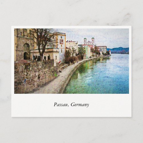 Postcard from Passau Germany