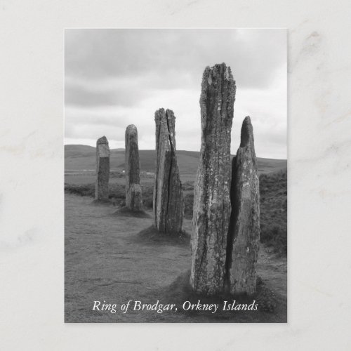 Postcard from the Ring of Brodgar Orkney Islands