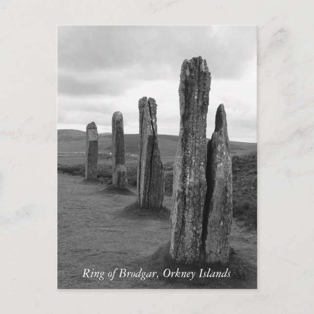 Postcard from the Ring of Brodgar, Orkney Islands (Front)