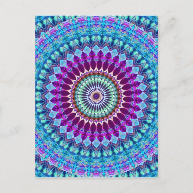 Postcard Geometric Mandala G382 (Front)