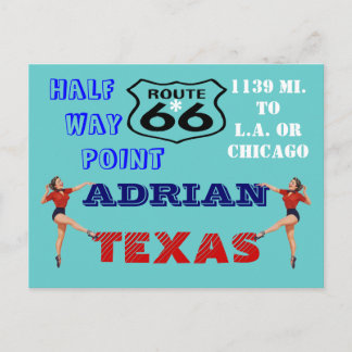 Postcard Get Your Kicks On Route 66 - Road Trip PC