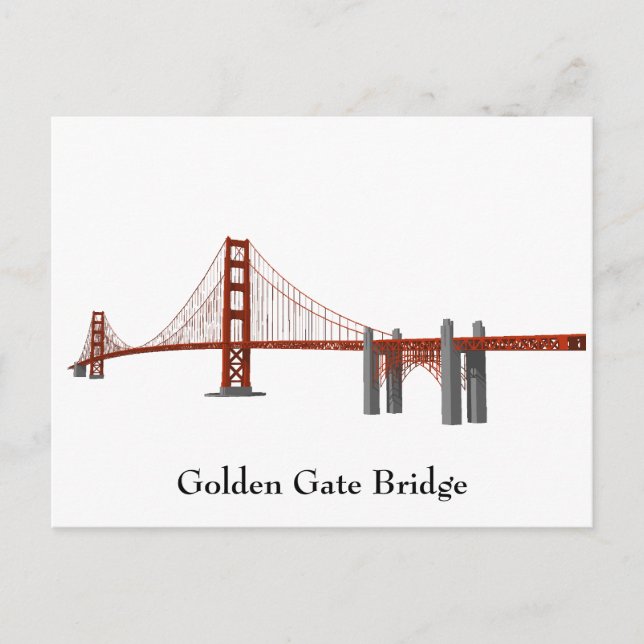 Postcard: Golden Gate Bridge Postcard (Front)