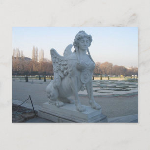 Postcard Gorgon Statue, The Belvedere Gardens