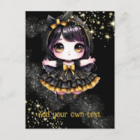 POSTCARD | Goth Girls Kawaii Chibi Cute Custom