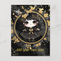 POSTCARD | Goth Girls Kawaii Chibi Cute Custom