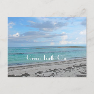 postcard "GREEN TURTLE CAY / BAHAMAS/SEA,SKY&SAND"