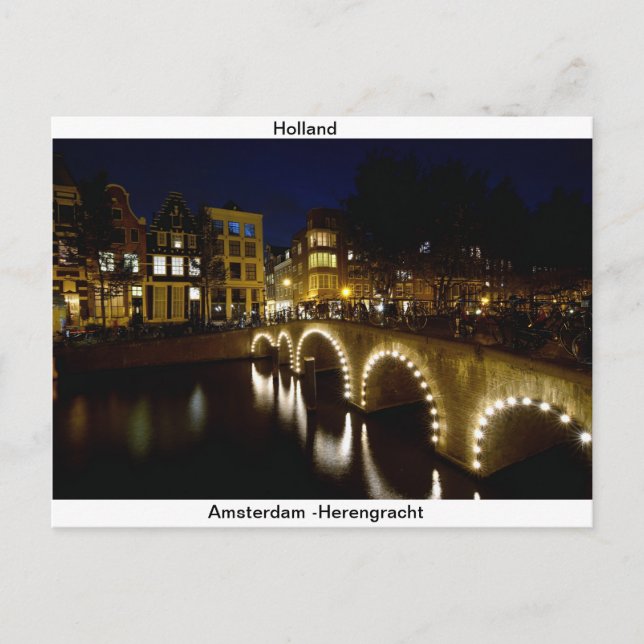 Postcard Greeting card from Amsterdam-Holland (Front)