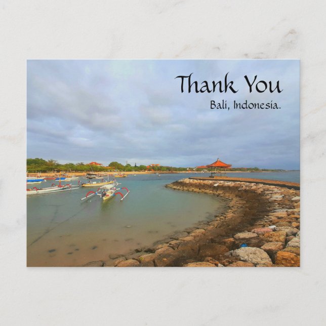 Postcard Greeting from Bali, Indonesia. (Front)
