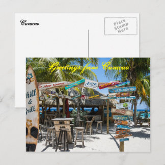 Postcard Greetings from Curacao
