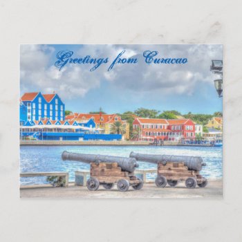 Postcard Greetings From Curacao by Admiro at Zazzle