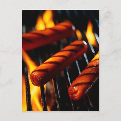 POSTCARD GRILLED HOTDOGS