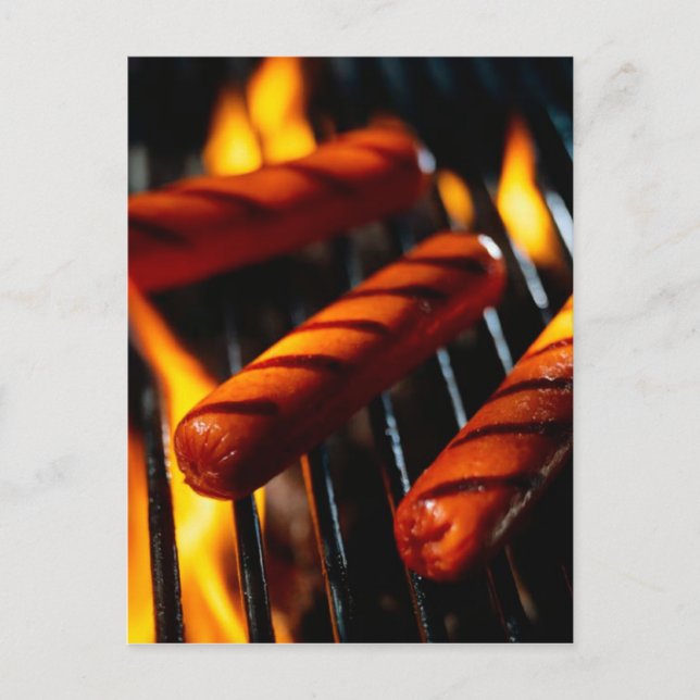 POSTCARD GRILLED HOTDOGS (Front)