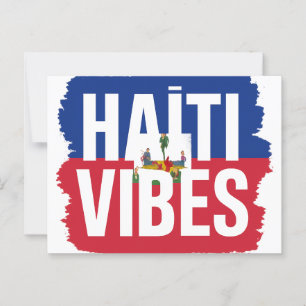 Postcard Haiti Vibes Tropical Souvenir