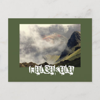 POSTCARD, "HALEAKALA RISING UP THROUGH THE CLOUDS" POSTCARD
