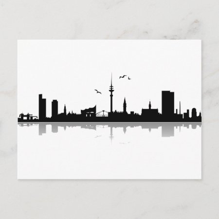 Postcard Hamburg Skyline