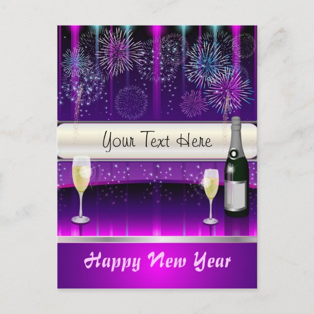 Postcard Happy New Year (Front)