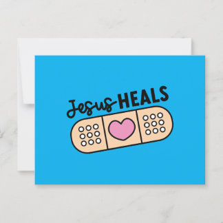 Postcard heals Jesus