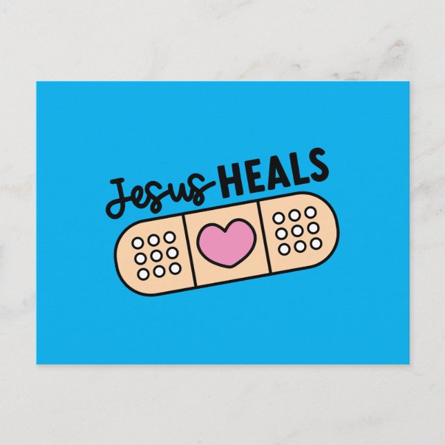 Postcard heals Jesus (Front)