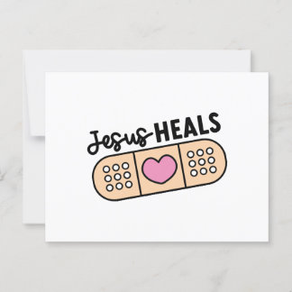 Postcard heals Jesus