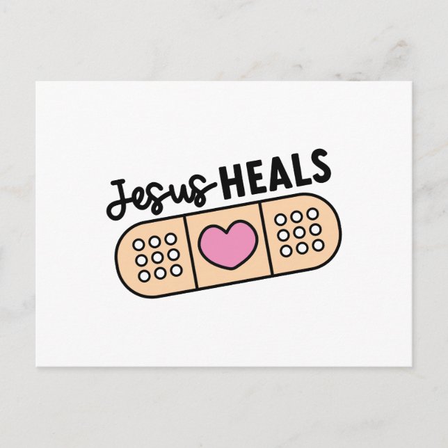 Postcard heals Jesus (Front)