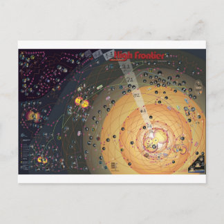 Postcard, High Frontier Colonization Postcard
