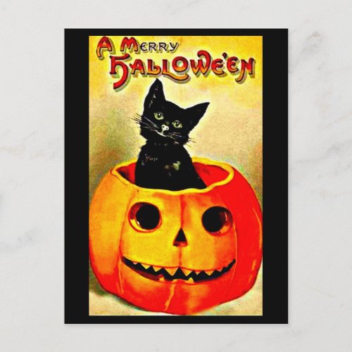 Postcard_Holiday Art_Vintage Halloween 37 Holiday Postcard