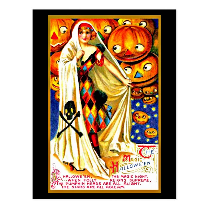 Postcard Holiday Art Vintage Halloween 44