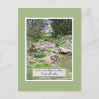 POSTCARD, INNISWOOD METRO PARK ROCK GARDEN POSTCARD