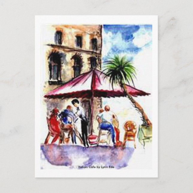 Postcard - Italian Cafe (Front)