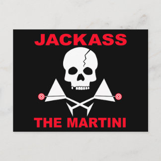 Postcard - JACKASS, The Martini