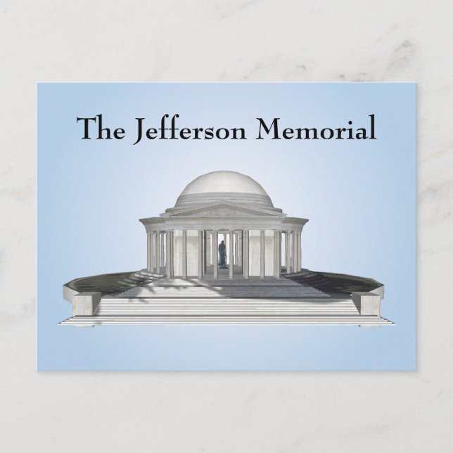 Postcard: Jefferson Memorial Postcard (Front)