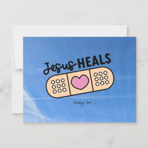 Postcard Jesus heals even today - Jesus heals ...