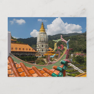 Postcard Kek Lok Si in Penang, Malaysia