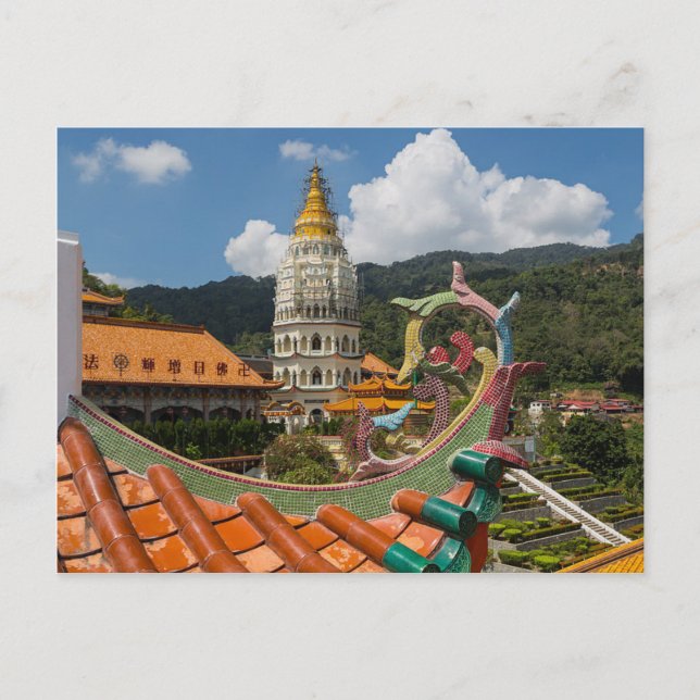 Postcard Kek Lok Si in Penang, Malaysia (Front)