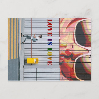 postcard Kiss-Love Is Love Gay/Lesbian