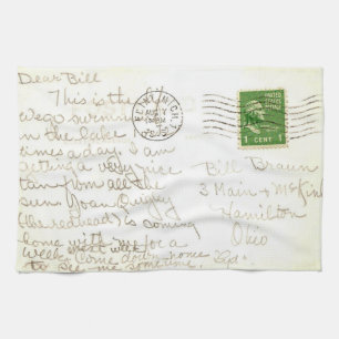 Postcard Kitchen Towel