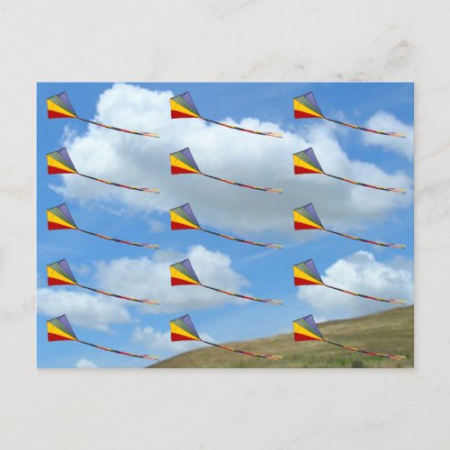 Postcard _ Kites in Formation