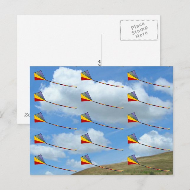 Postcard - Kites in Formation (Front/Back)