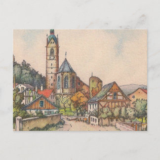 Postcard - Laufenburg, Waldshut, Germany