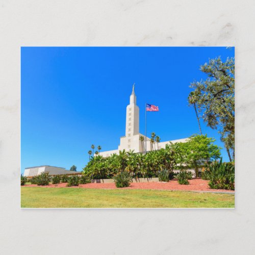 Postcard_LDS Los Angeles Temple NW Postcard