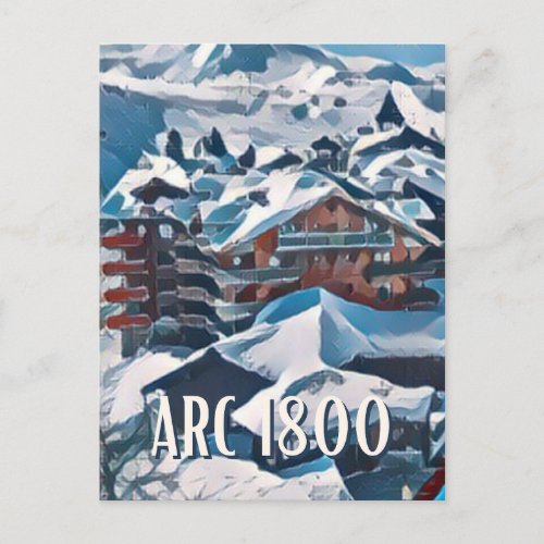 Postcard Les Arcs Ski Resort