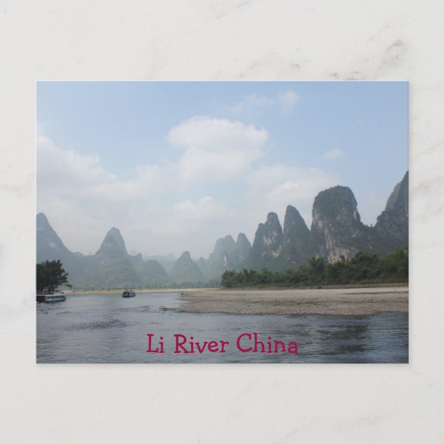 POSTCARD - Li River China (Front)
