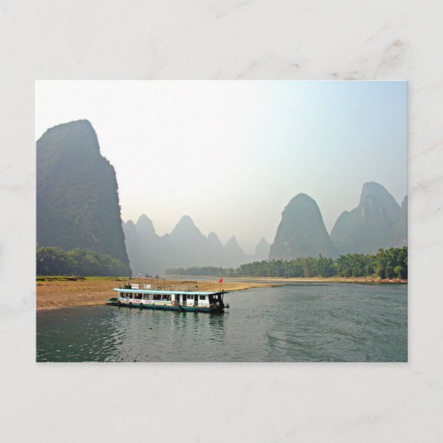 Postcard Li River. Guilin, China (Front)