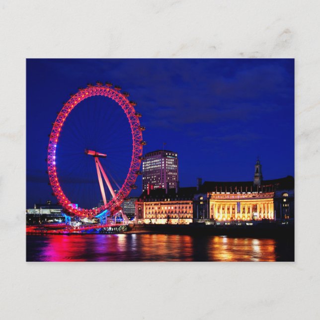 Postcard London Eye, London UK (Front)