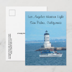 Postcard - Los Angeles Harbor Light