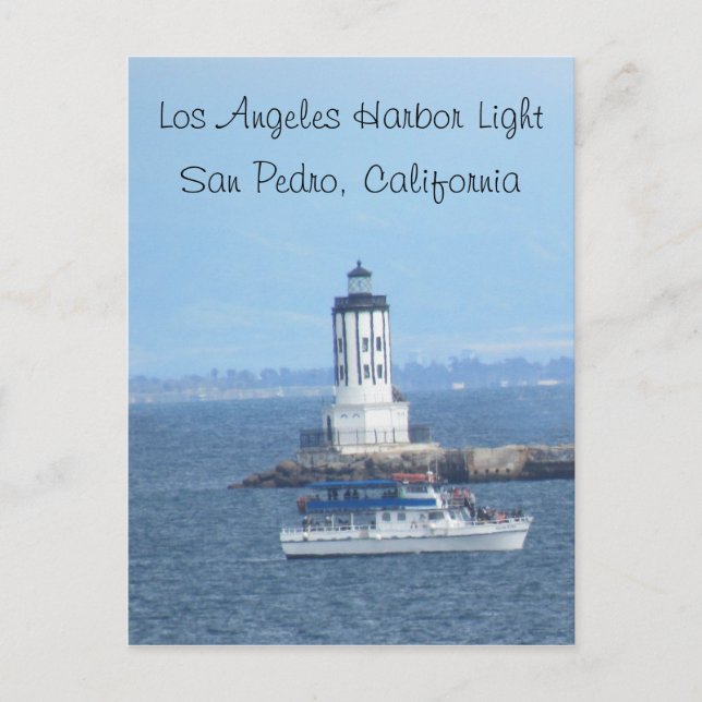 Postcard - Los Angeles Harbor Light (Front)